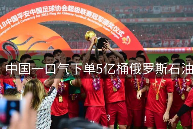中国一口气下单5亿桶俄罗斯石油，按60美元一桶算，一桶60美元，5亿桶就是300亿美元！这几个数字放在一起，确实是一笔分量十足的能源交易